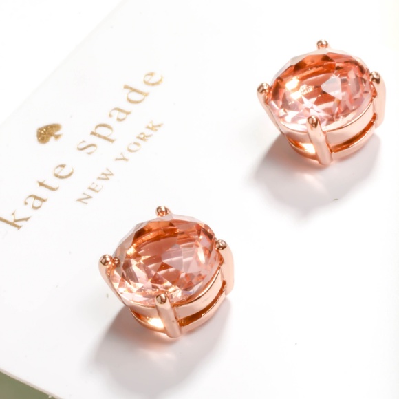 kate spade pink crystal stud earrings - Picture 2 of 4